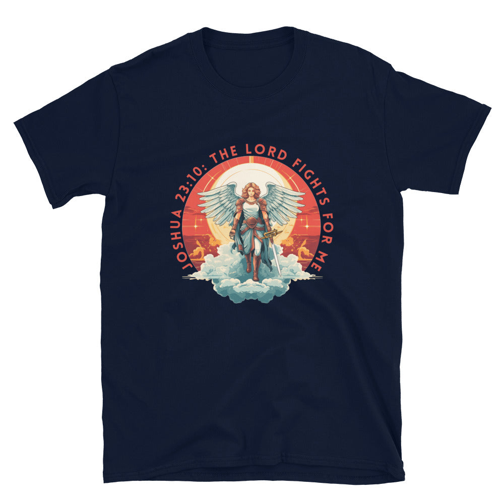 “The Lord Fights for Me” Unisex Softstyle T-Shirt 3
