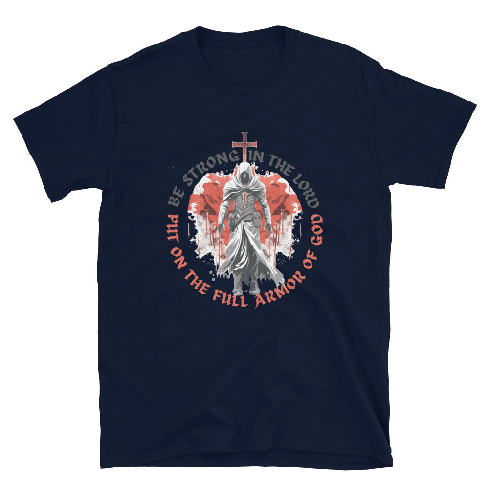 Ephesians 6-based, “Full Armor of God” Unisex Softstyle T-Shirt 1