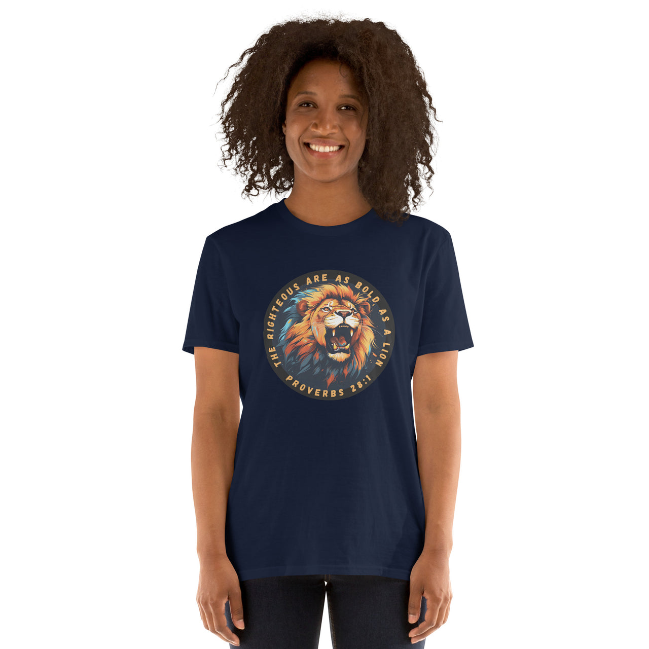“Bold as a Lion” Unisex Softstyle T-Shirt 1