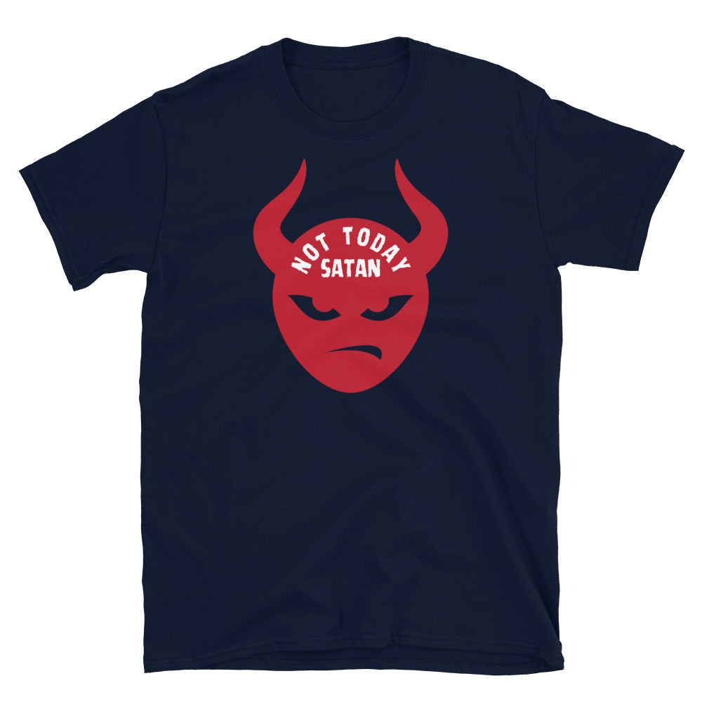 "Not Today Satan" Unisex Softstyle T-Shirt 2