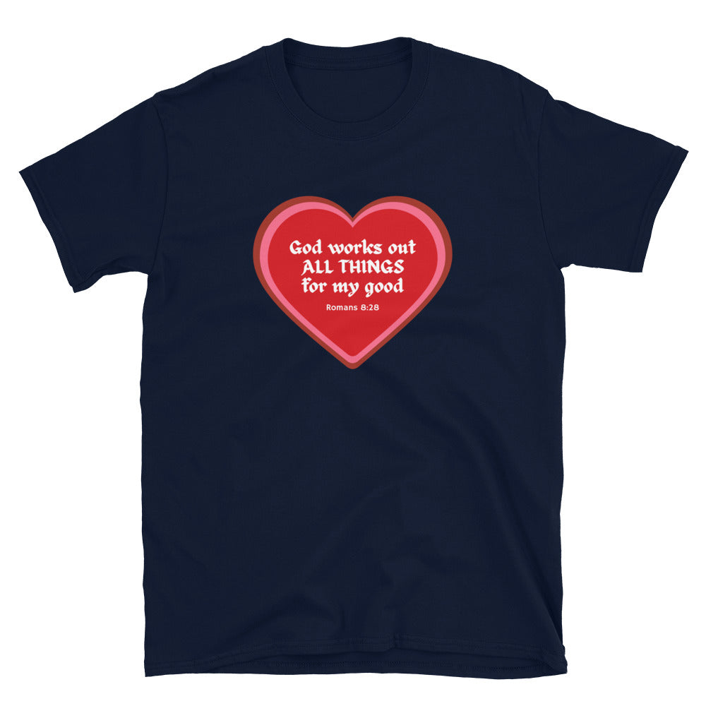 "All Things for my Good" Unisex Softstyle T-Shirt 4