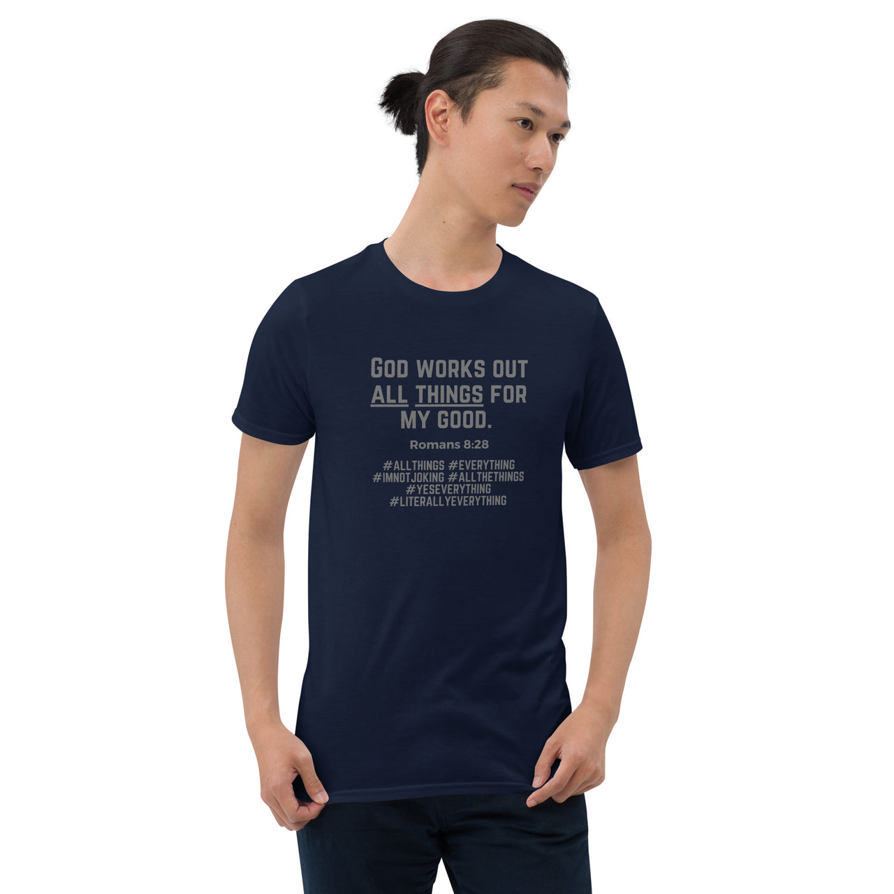 "All Things for my Good" Unisex Softstyle T-Shirt 11