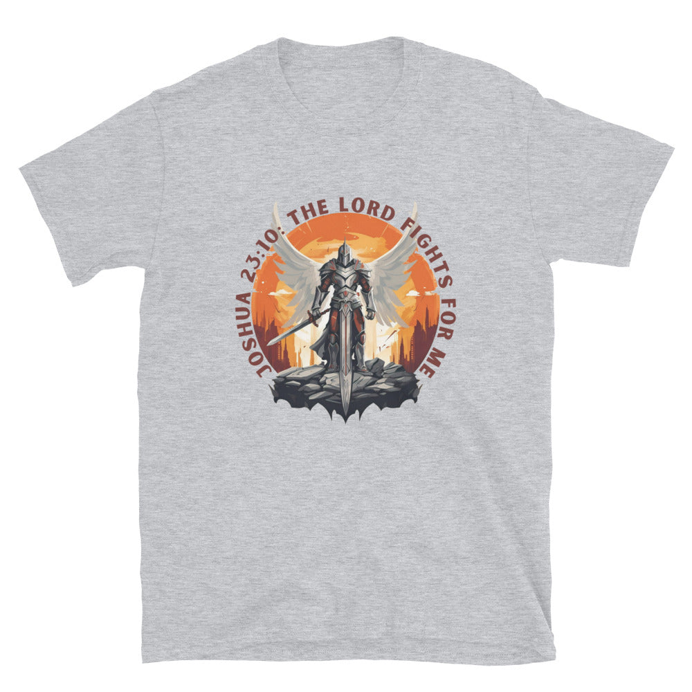 “The Lord Fights for Me”  Unisex Softstyle T-Shirt 2