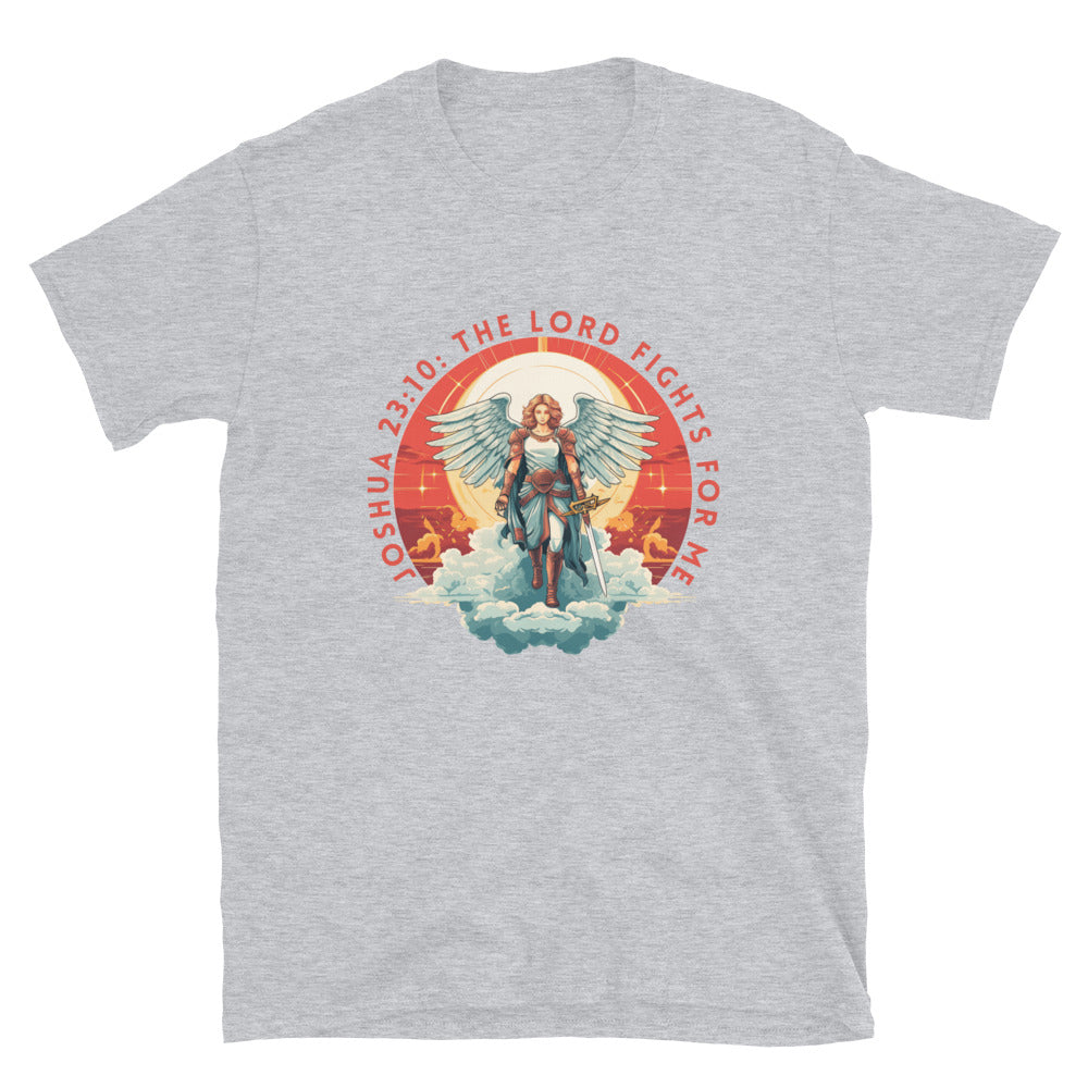 “The Lord Fights for Me” Unisex Softstyle T-Shirt 3