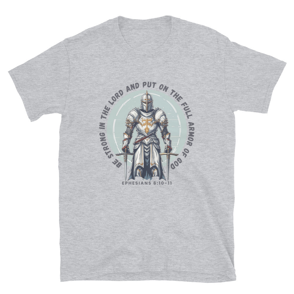 Ephesians 6-based, “Full Armor of God” Unisex Softstyle T-Shirt 3