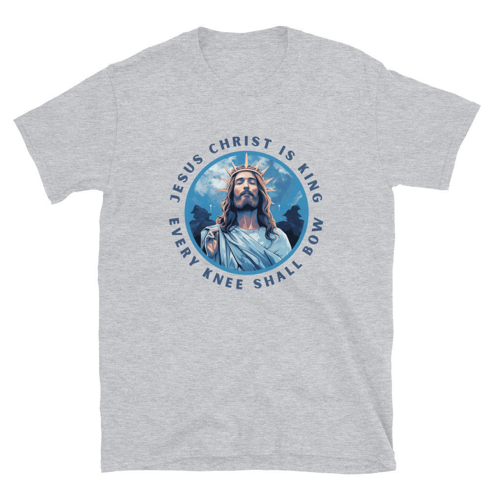 "Every Knee Shall Bow" Unisex Softstyle T-Shirt 1