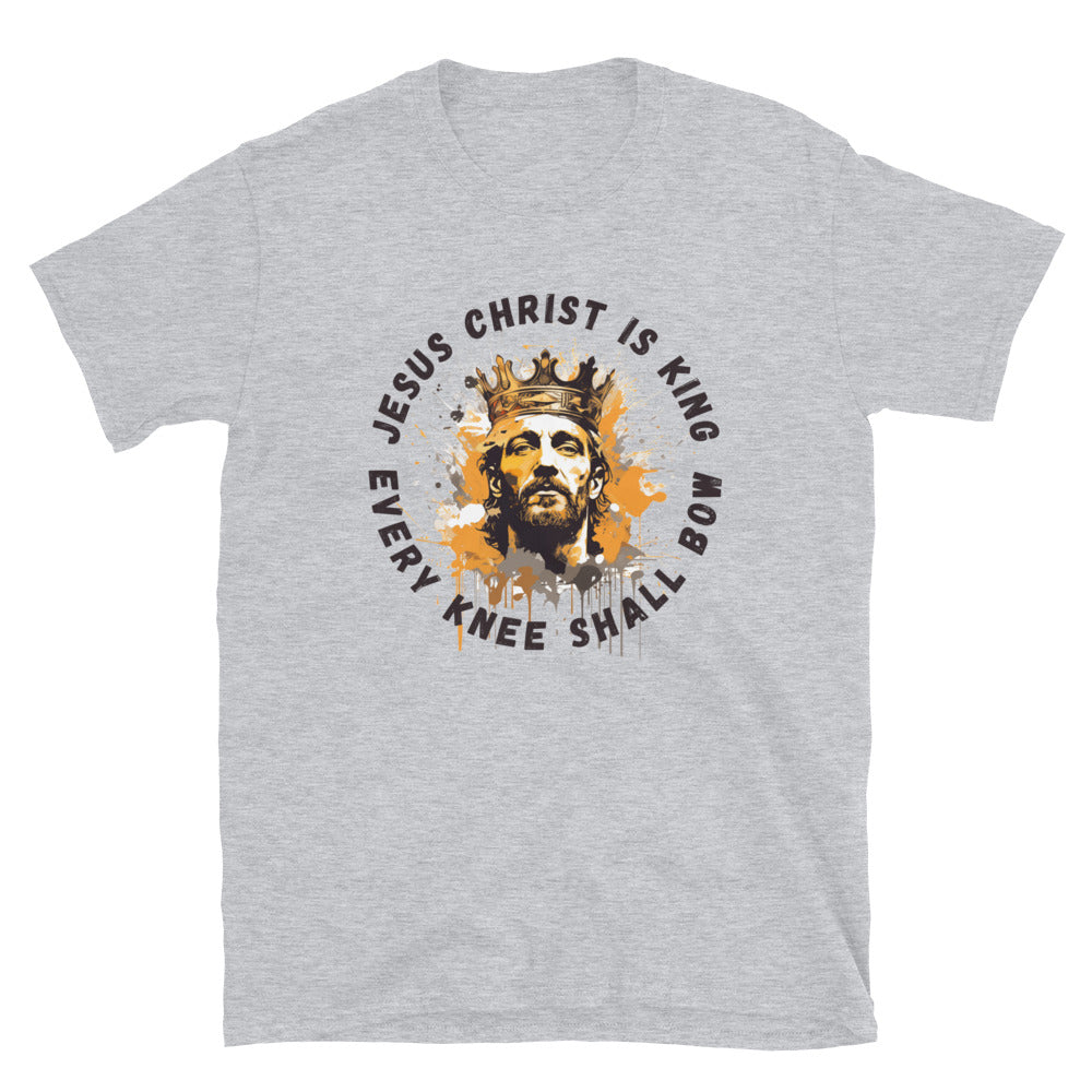 "Every Knee Shall Bow" Unisex Softstyle T-Shirt 4