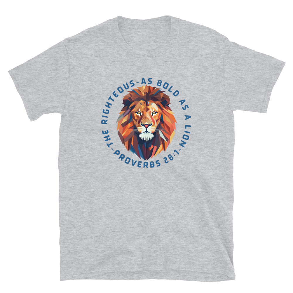 “Bold as a Lion” Unisex Softstyle T-Shirt 3