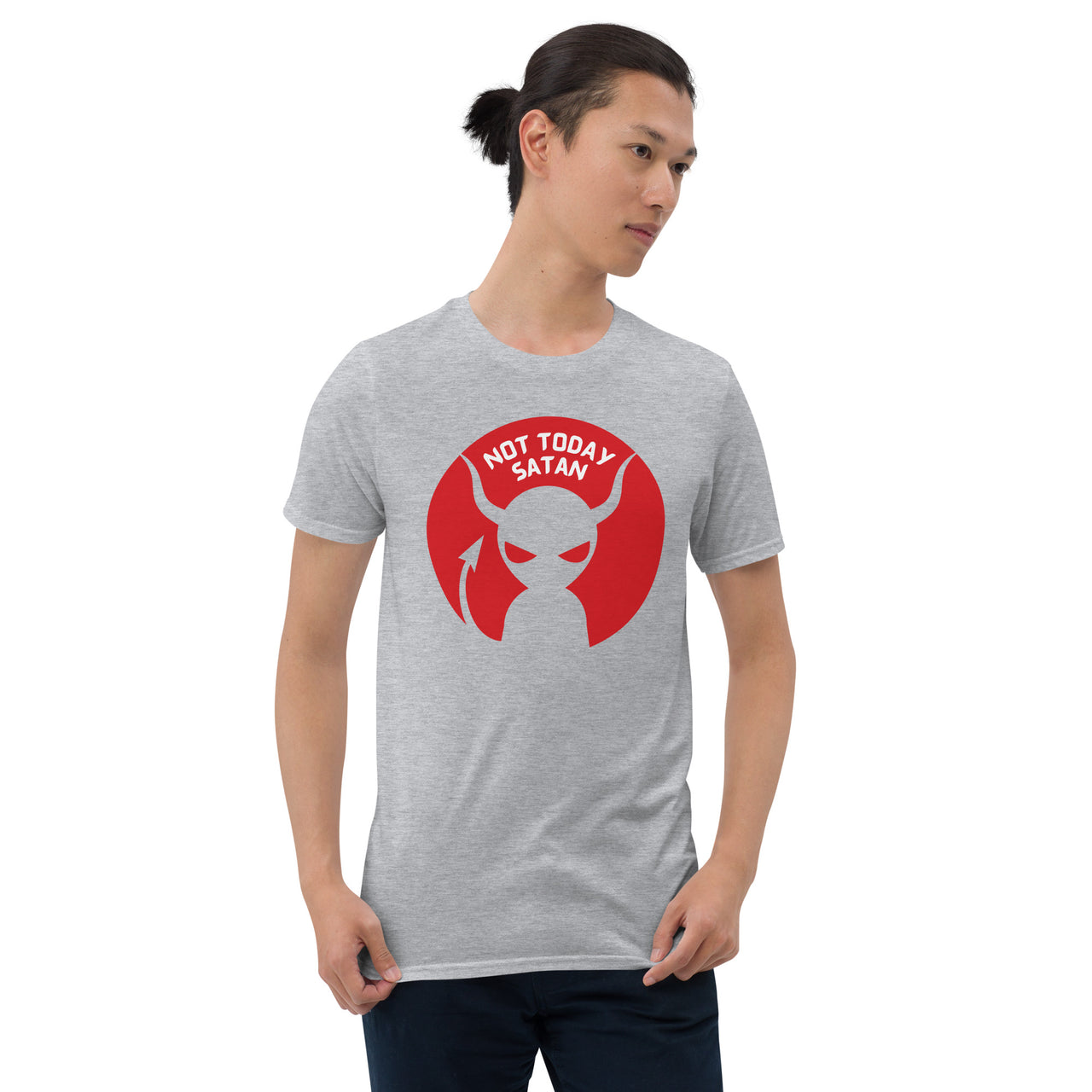 "Not Today Satan" Unisex Softstyle T-Shirt