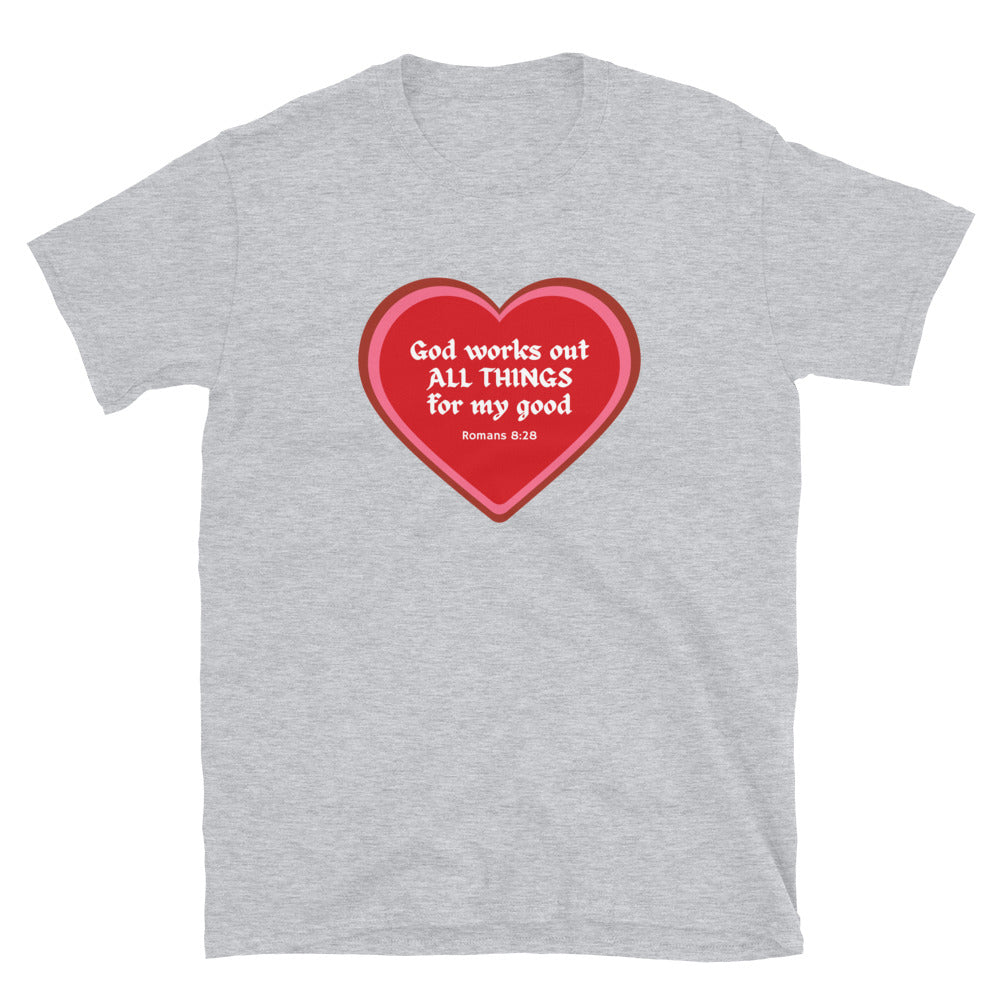 "All Things for my Good" Unisex Softstyle T-Shirt 4
