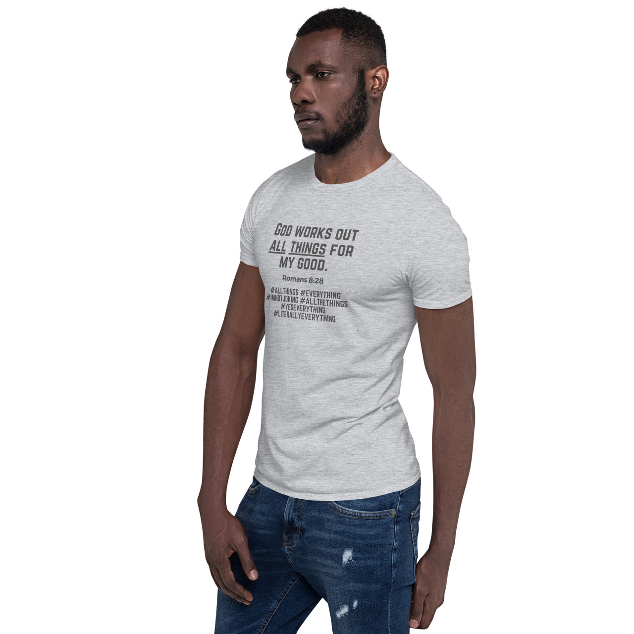 "All Things for my Good" Unisex Softstyle T-Shirt 11