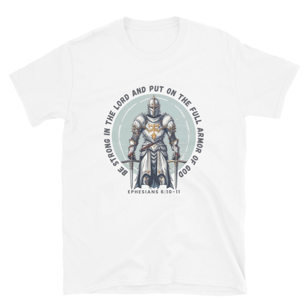 Ephesians 6-based, “Full Armor of God” Unisex Softstyle T-Shirt 3