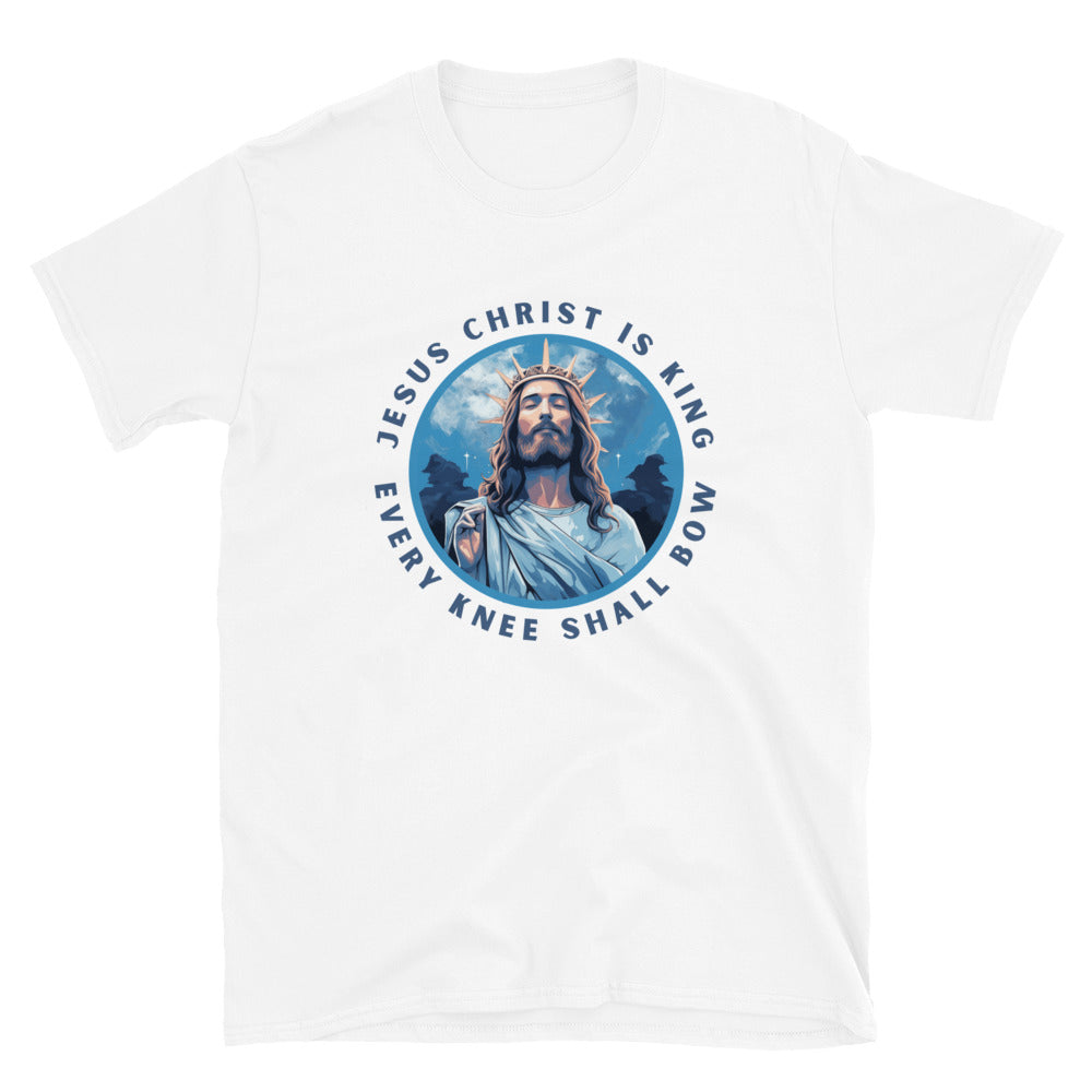"Every Knee Shall Bow" Unisex Softstyle T-Shirt 1