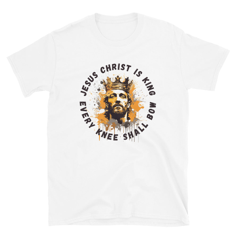 "Every Knee Shall Bow" Unisex Softstyle T-Shirt 4