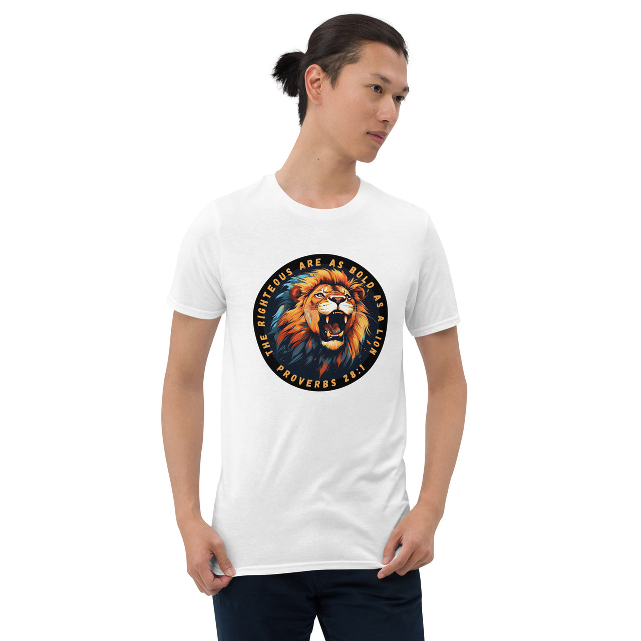 “Bold as a Lion” Unisex Softstyle T-Shirt 1