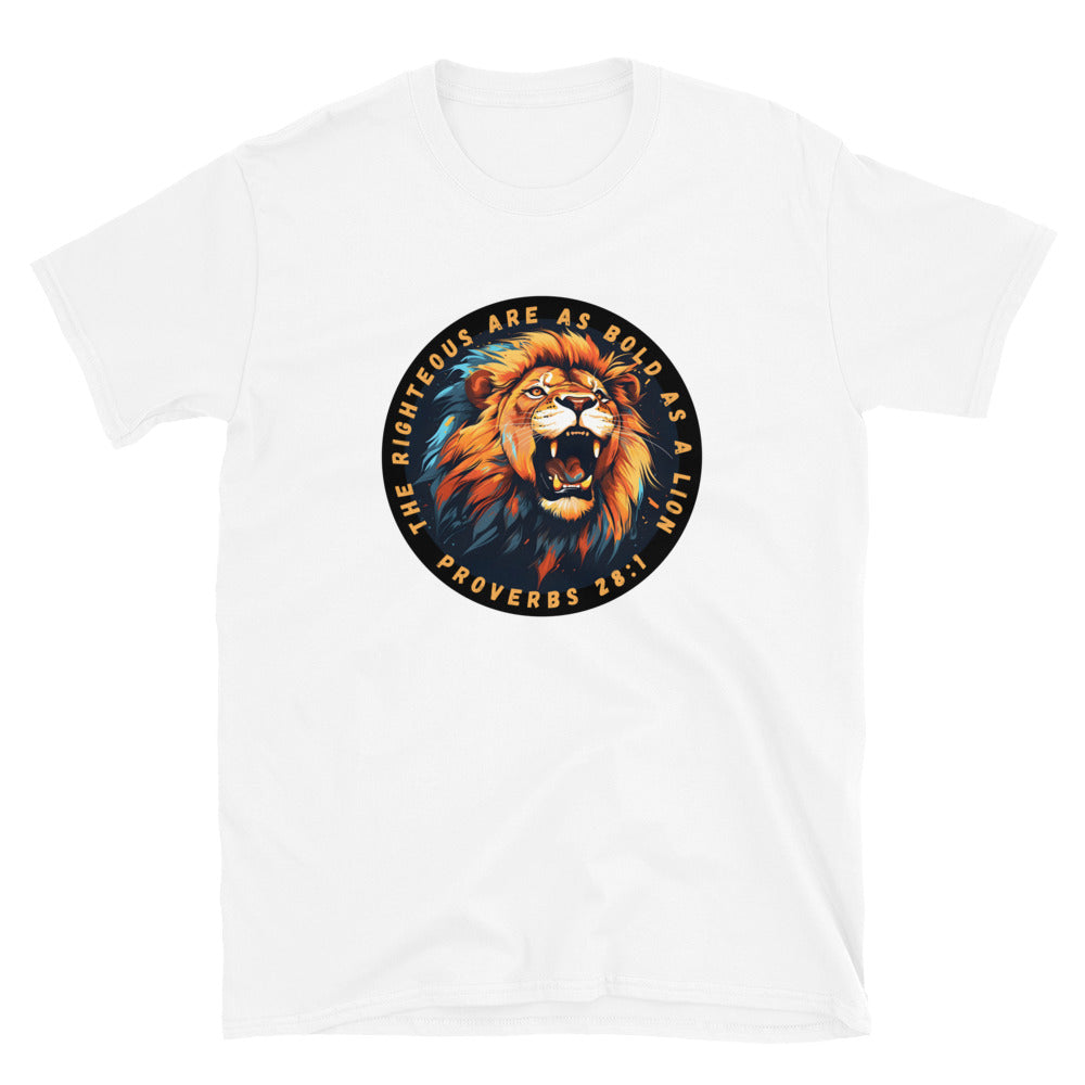 “Bold as a Lion” Unisex Softstyle T-Shirt 1