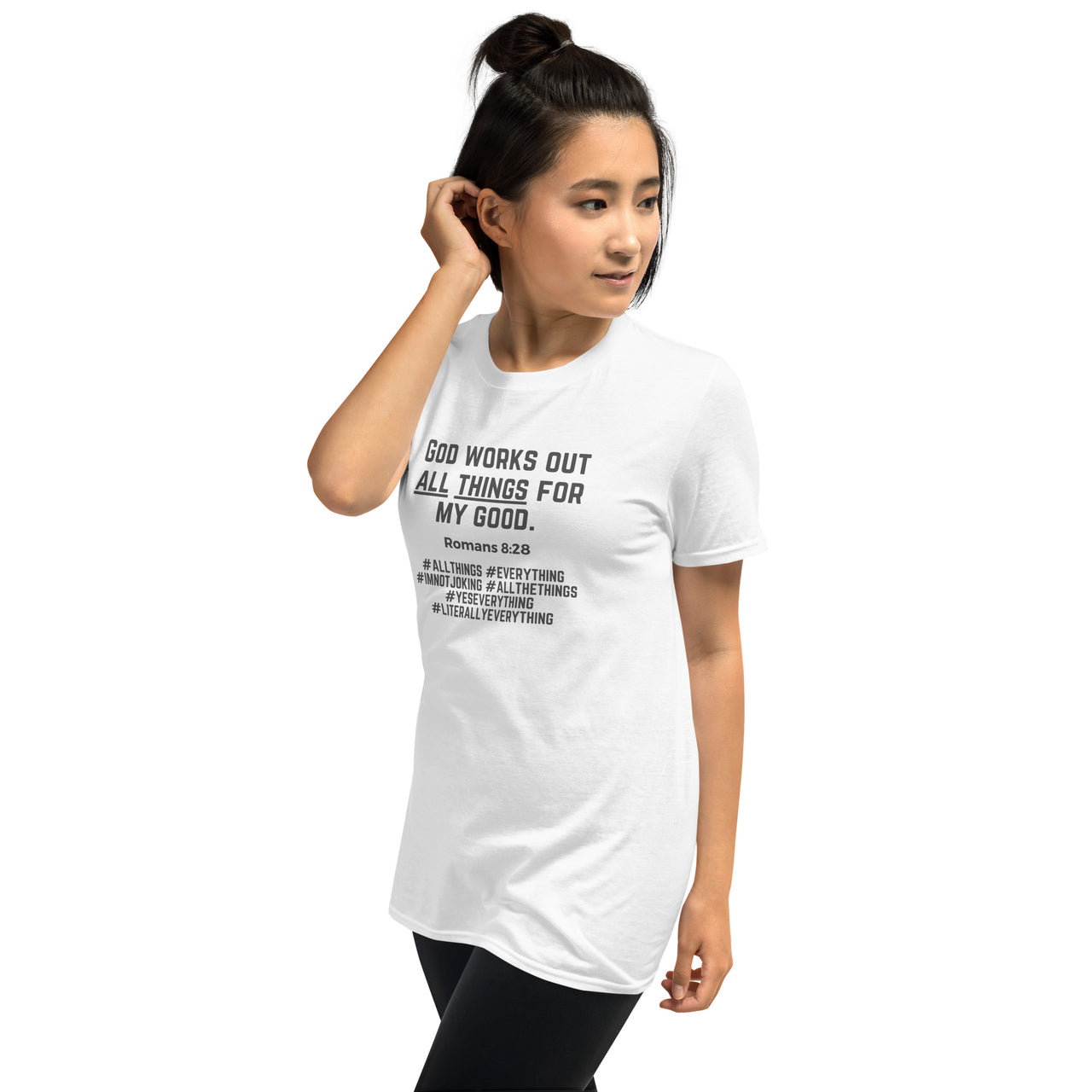 "All Things for my Good" Unisex Softstyle T-Shirt 11