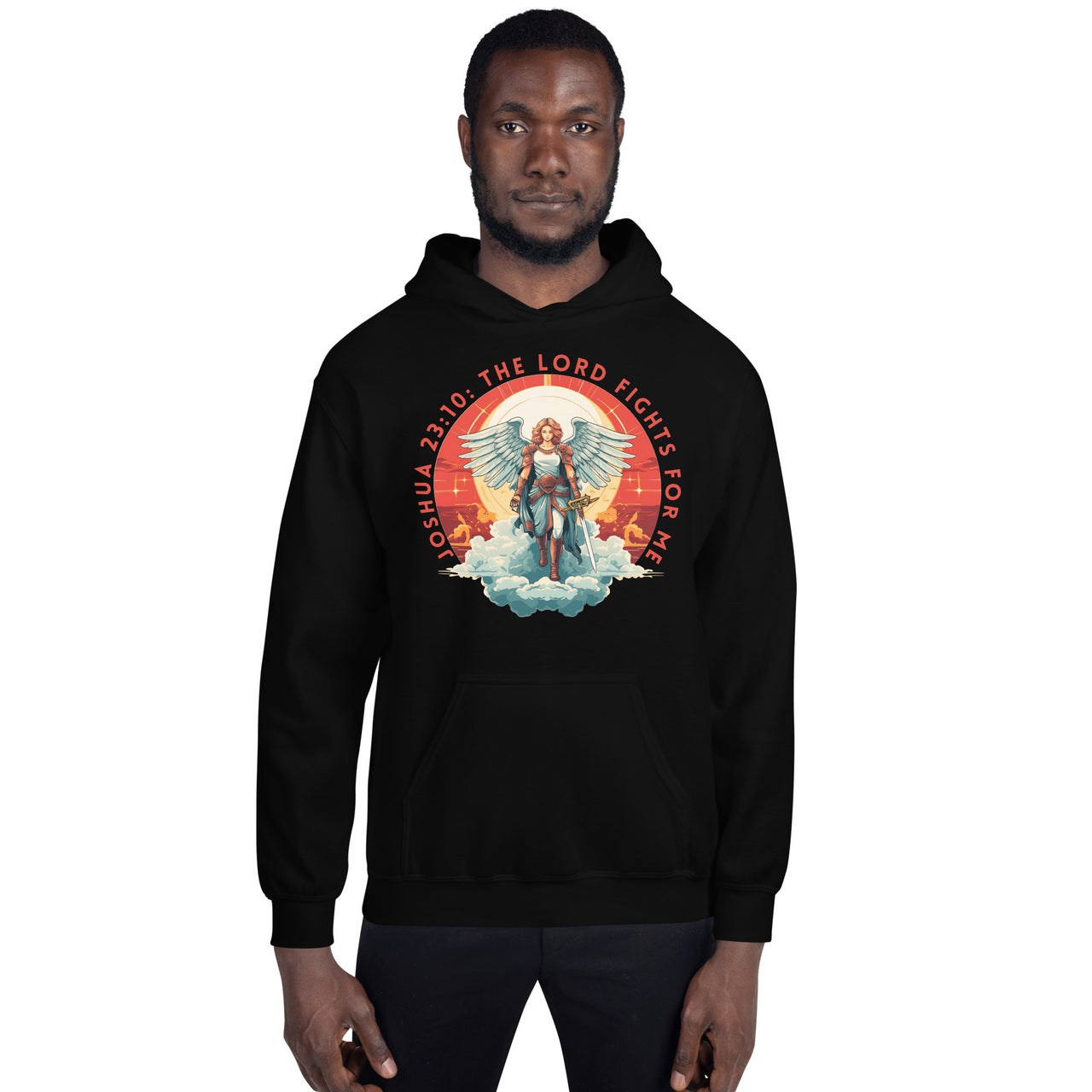 “The Lord Fights for Me” Unisex Hoodie 3