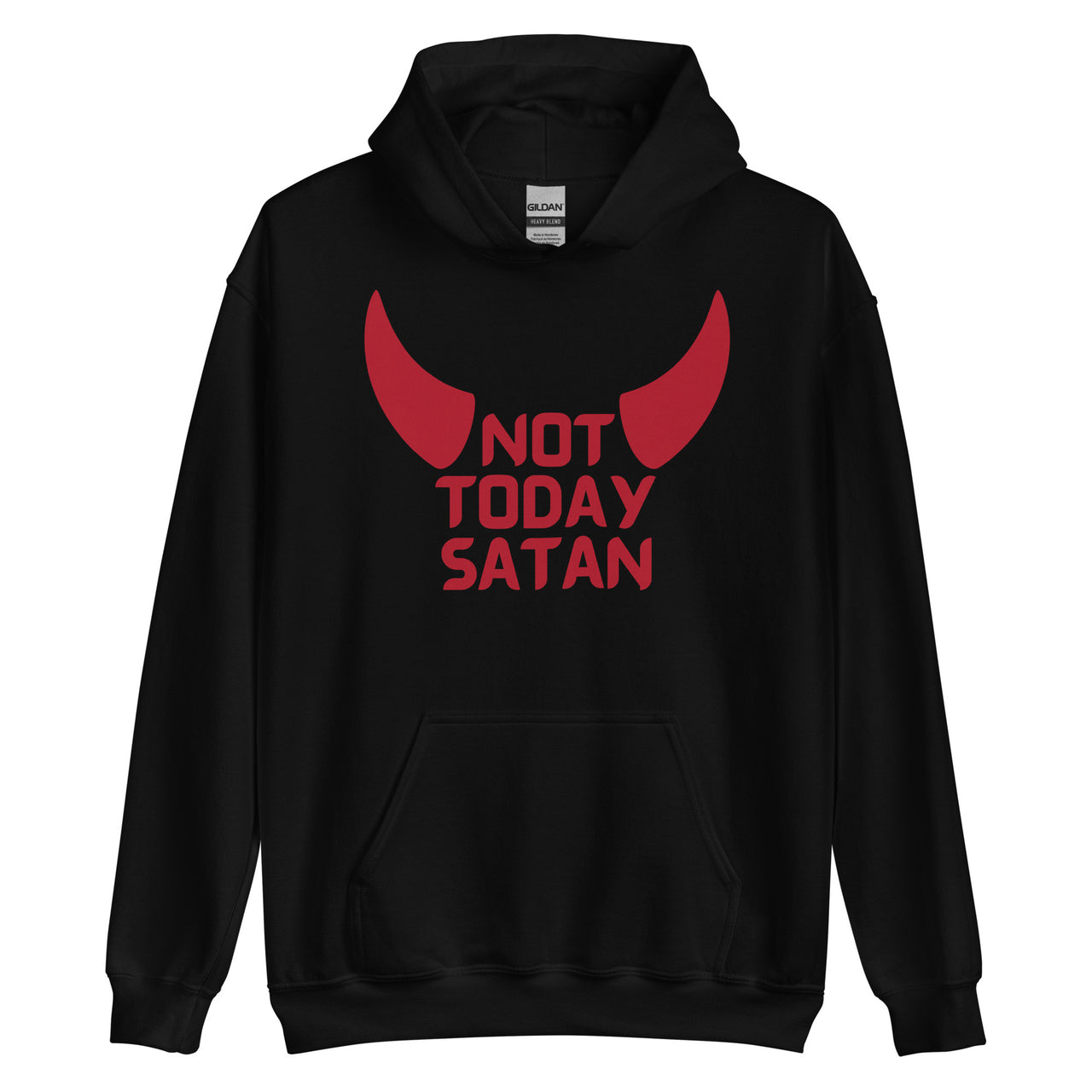 "Not Today Satan" Unisex Hoodie 5