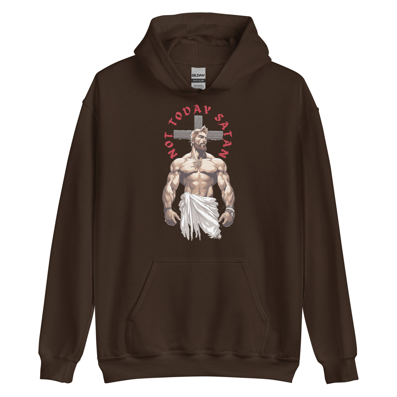 "Not Today Satan" Unisex Hoodie 3