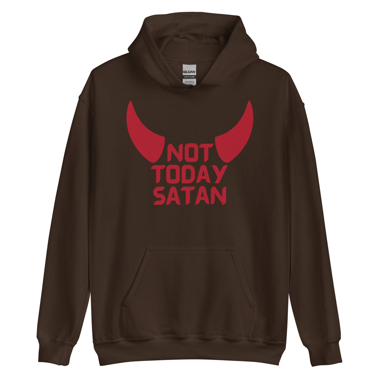 "Not Today Satan" Unisex Hoodie 5