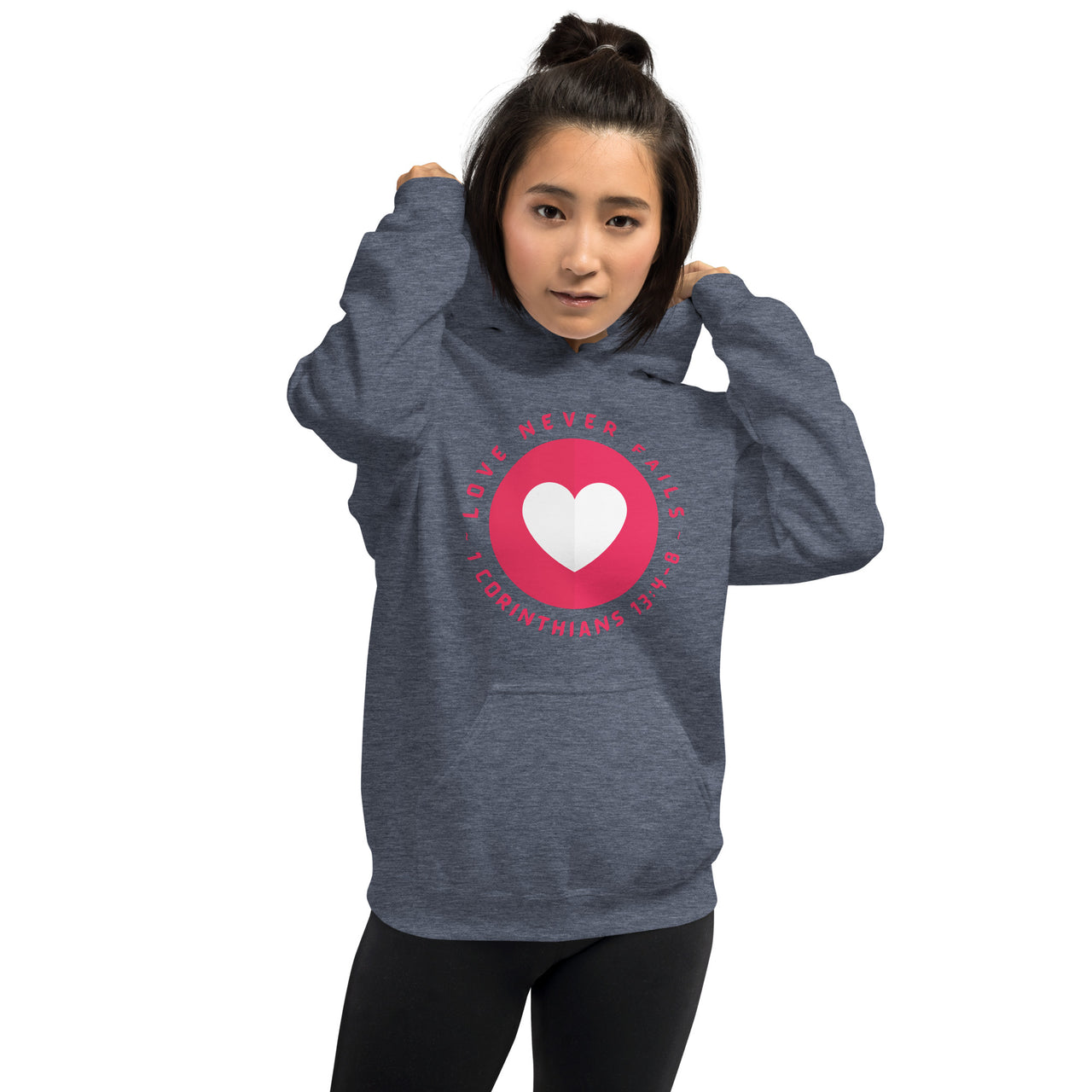 "Love Never Fails" Unisex Hoodie 15