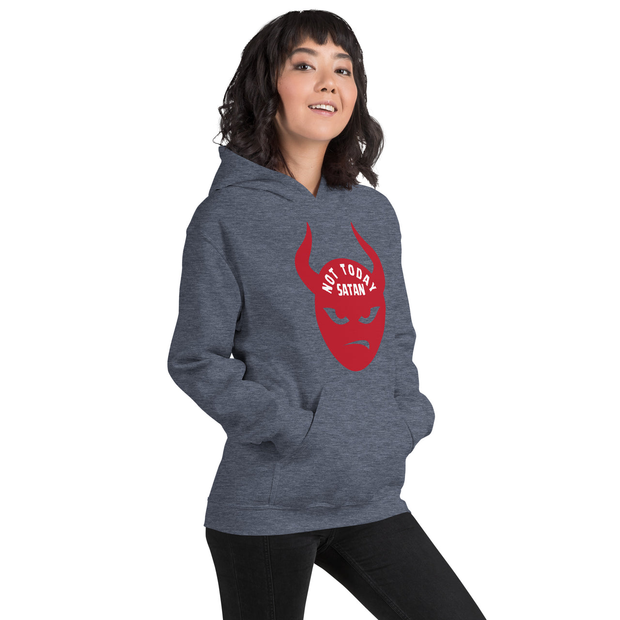"Not Today Satan" Unisex Hoodie 2