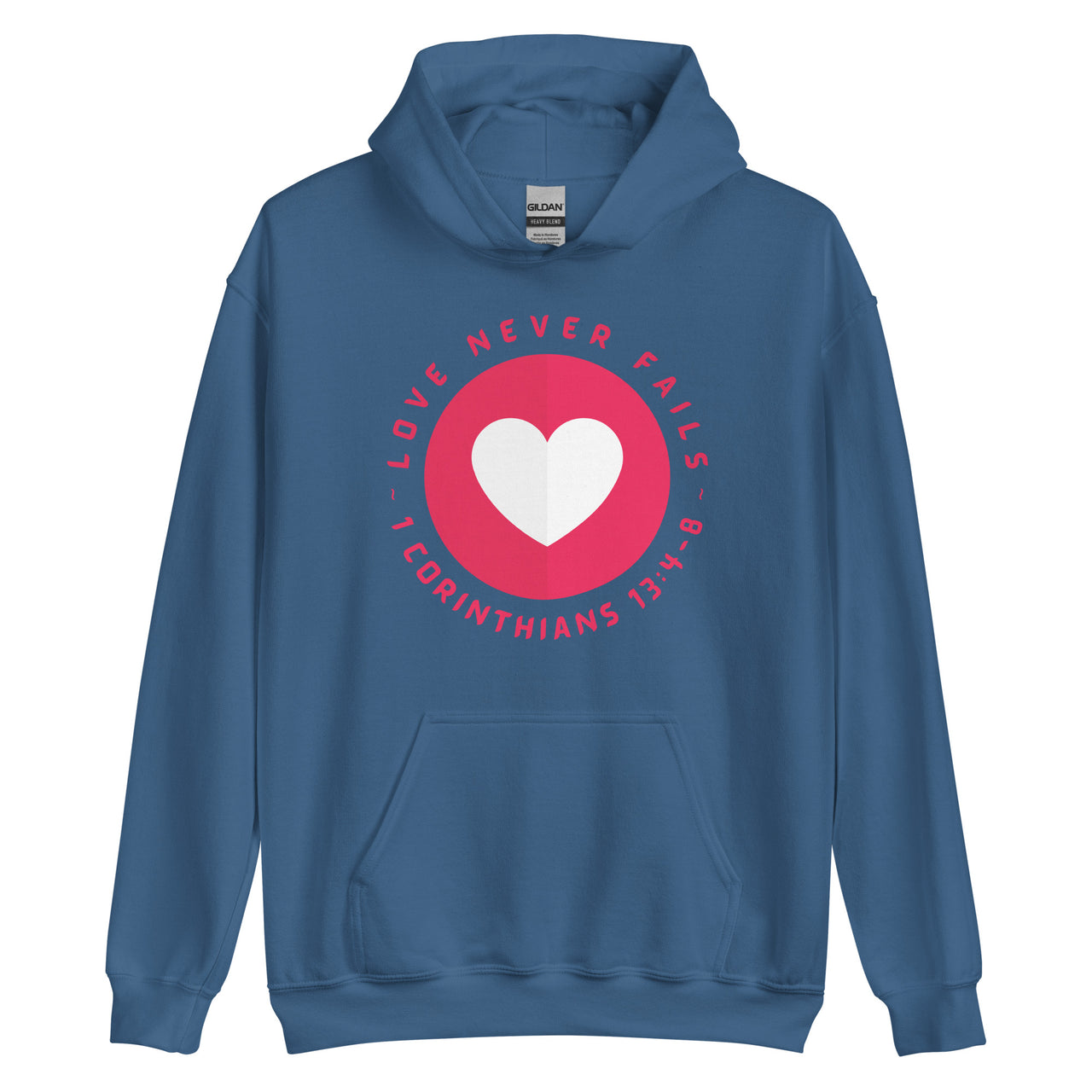 "Love Never Fails" Unisex Hoodie 15