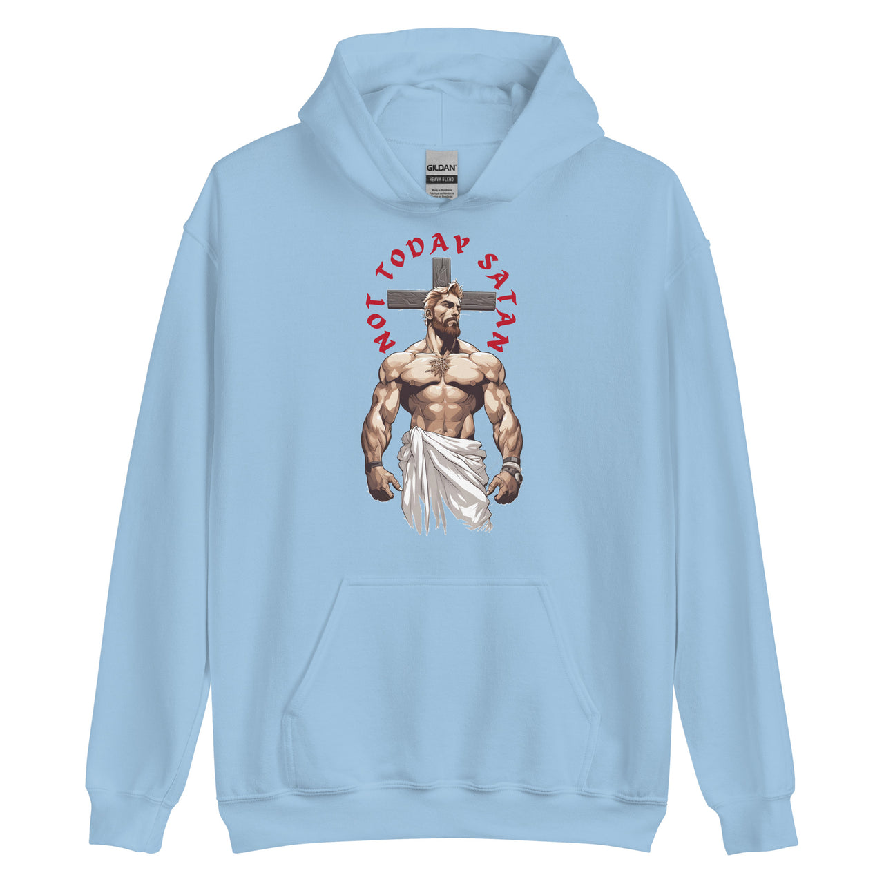 "Not Today Satan" Unisex Hoodie 3