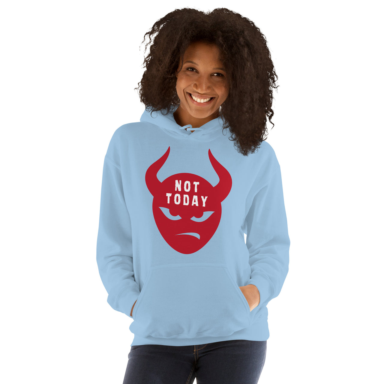 "Not Today Satan" Unisex Hoodie 2