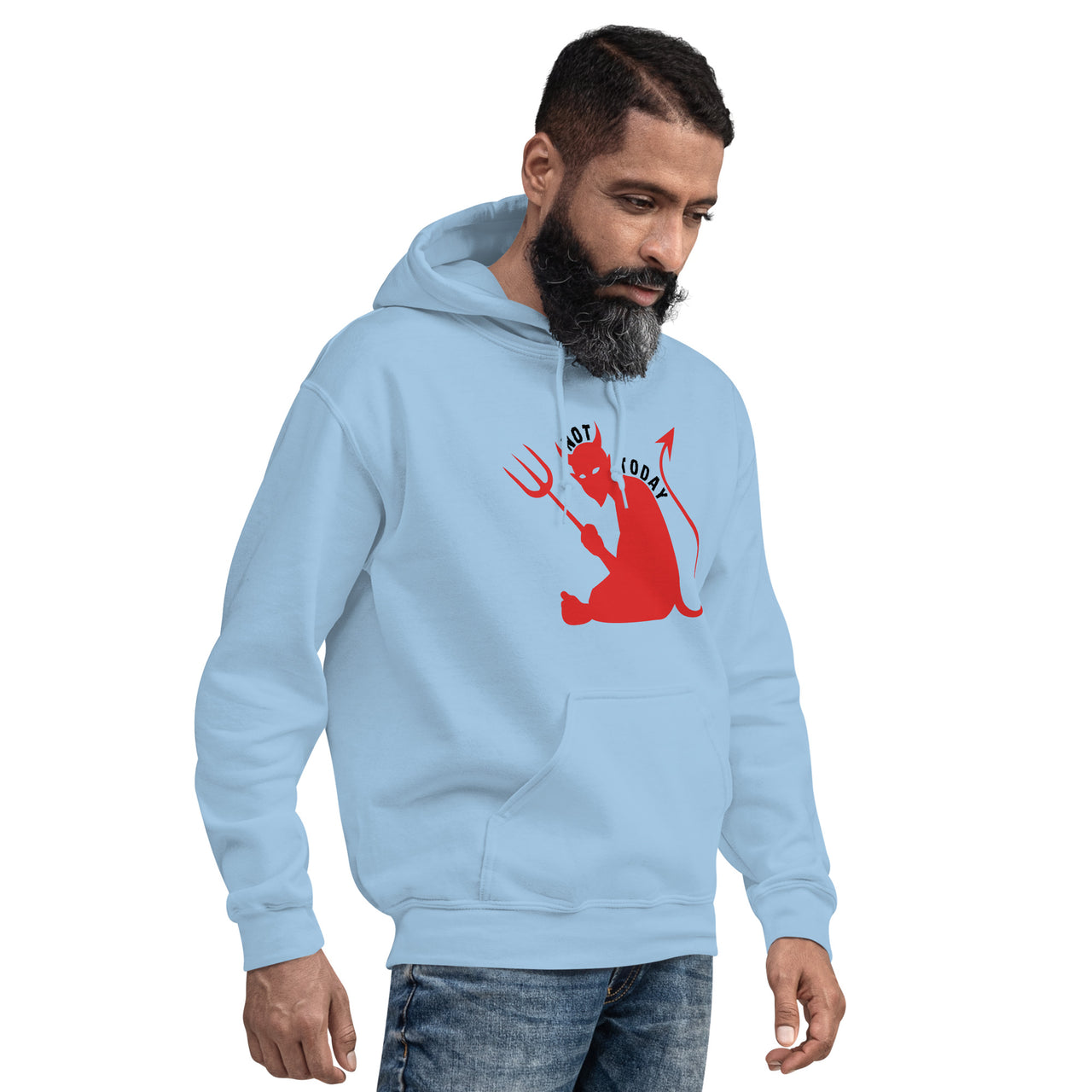 "Not Today Satan" Unisex Hoodie 10