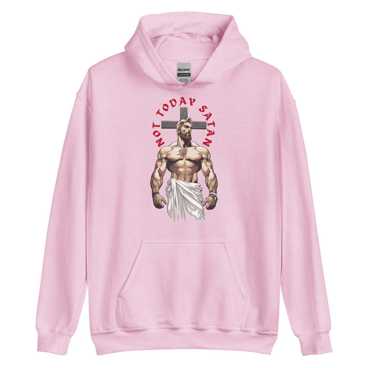 "Not Today Satan" Unisex Hoodie 3