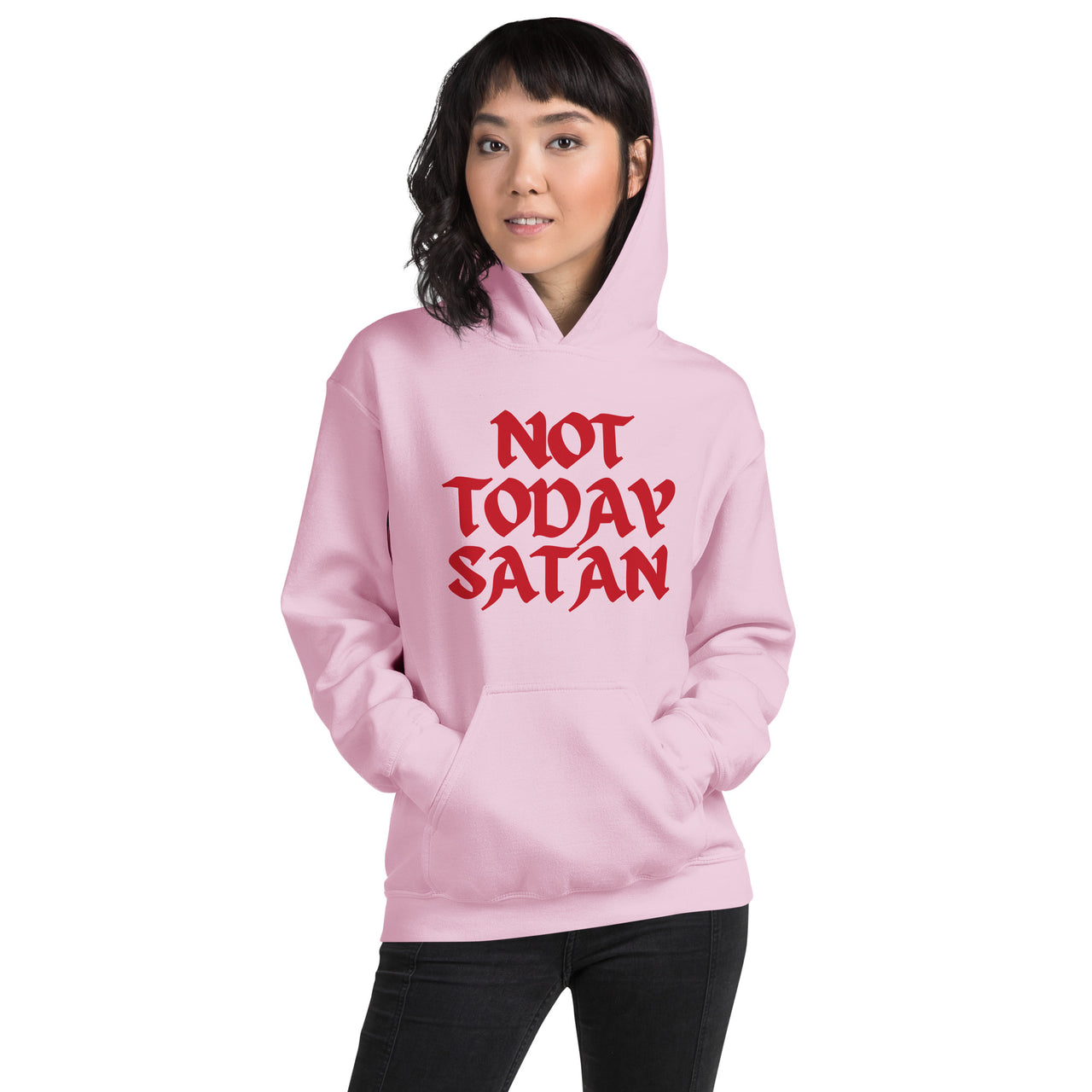 "Not Today Satan" Unisex Hoodie 13