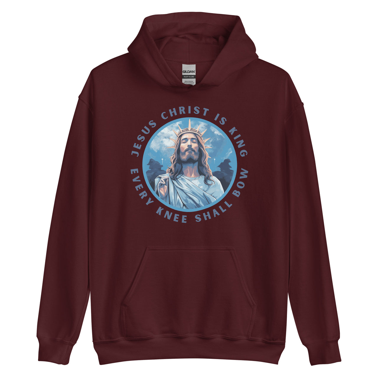 "Every Knee Shall Bow" Unisex Hoodie 1