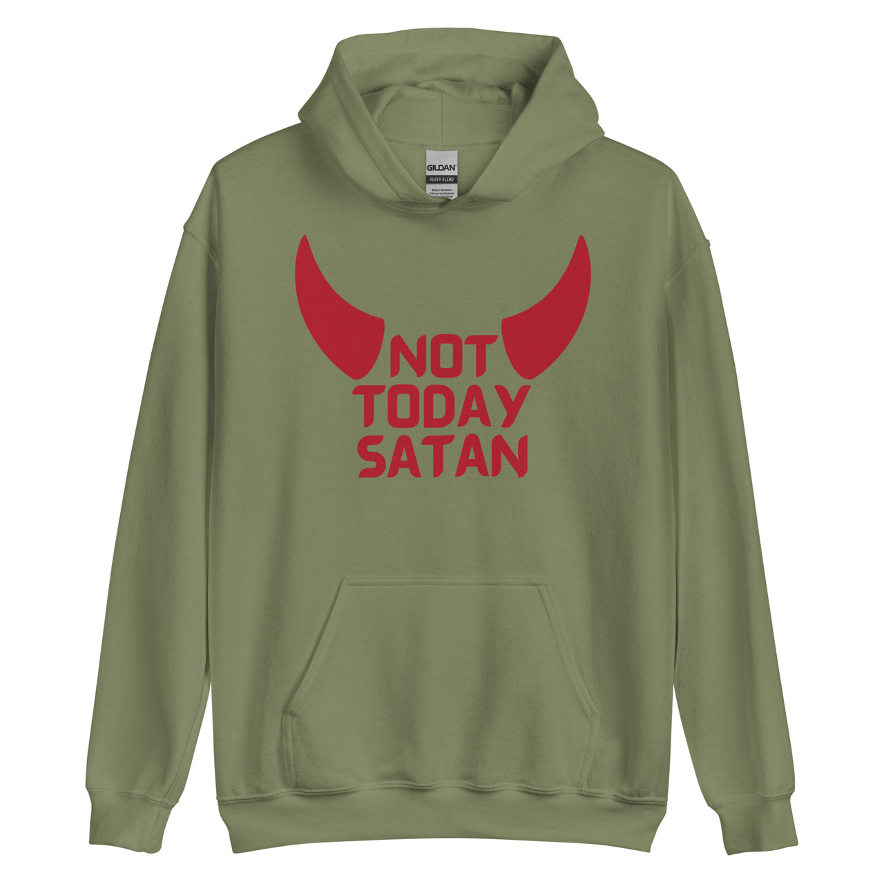 "Not Today Satan" Unisex Hoodie 5