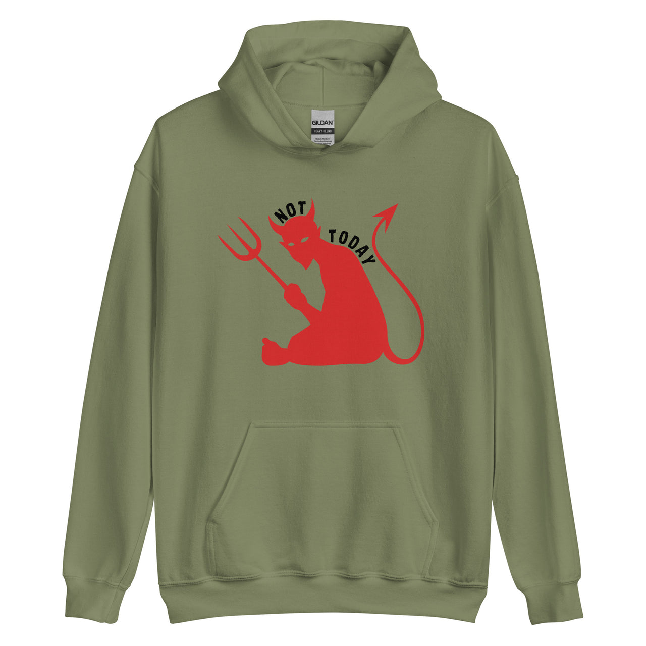 "Not Today Satan" Unisex Hoodie 10