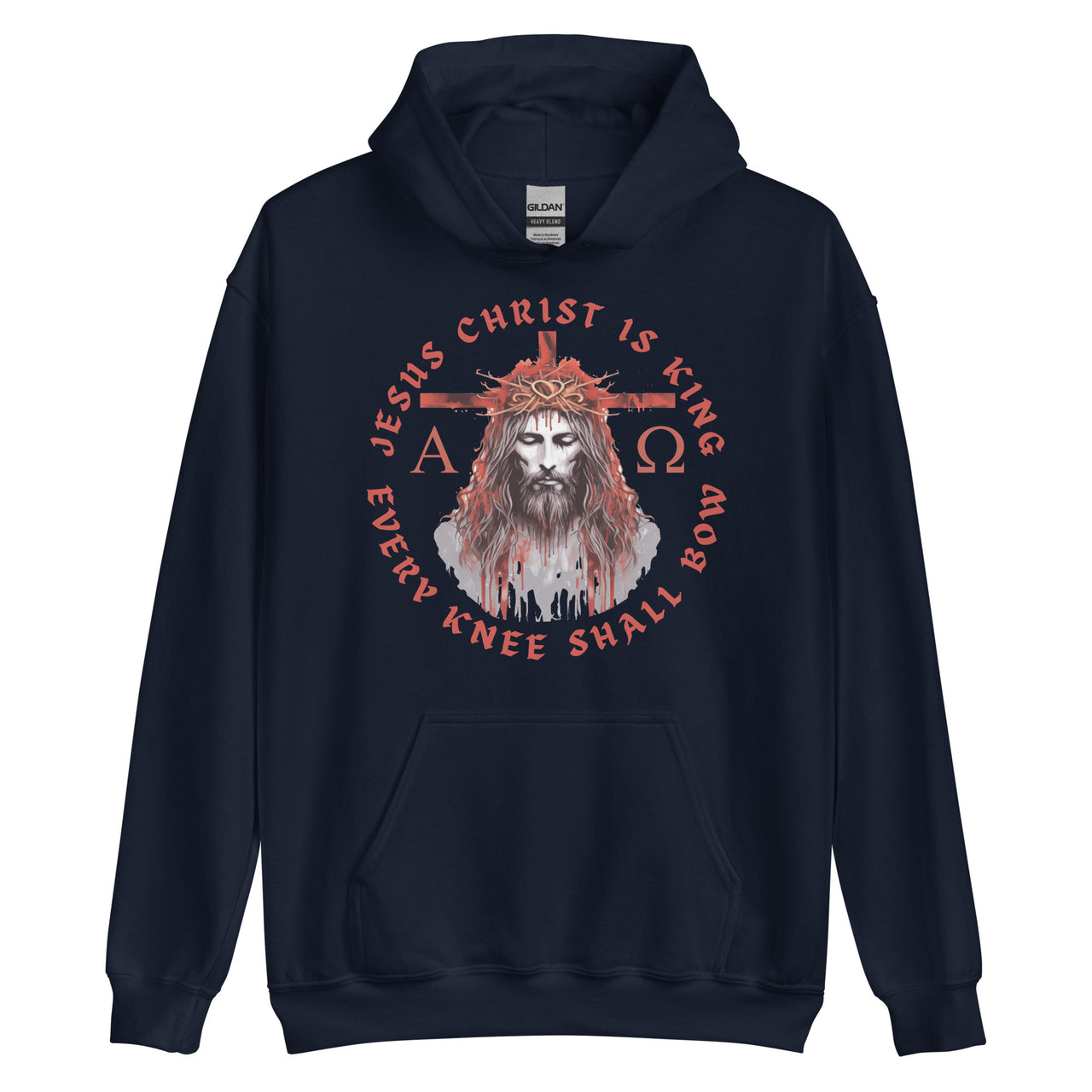 "Every Knee Shall Bow" Unisex Hoodie 5
