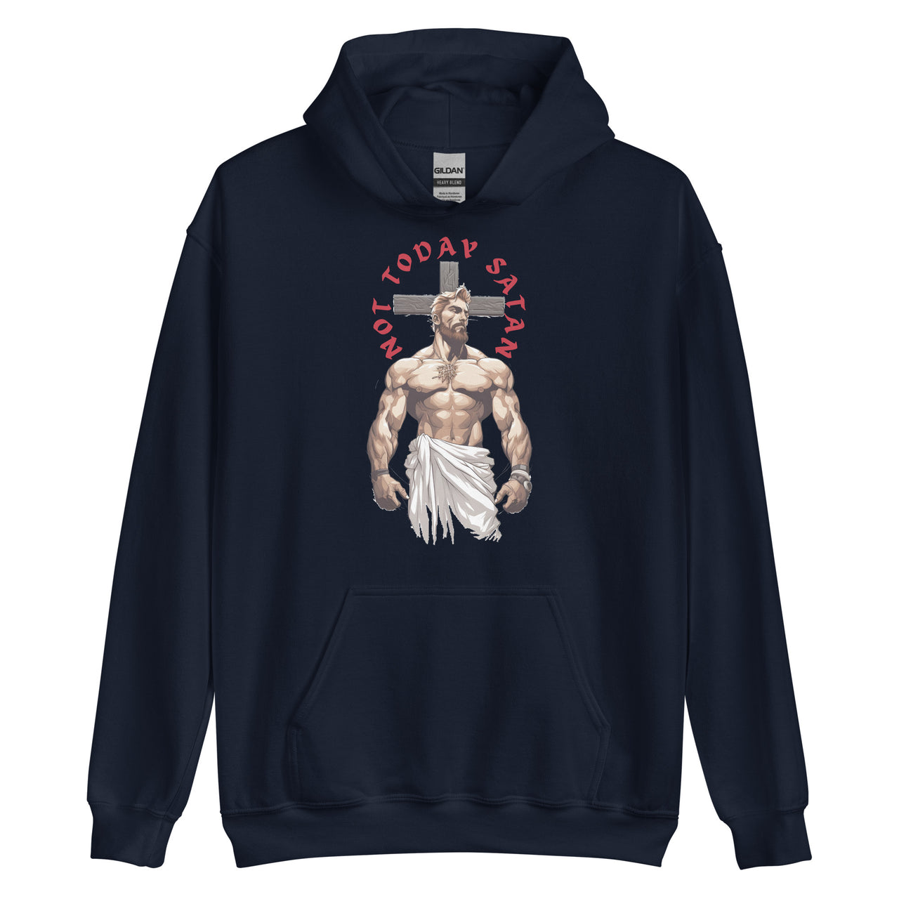 "Not Today Satan" Unisex Hoodie 3