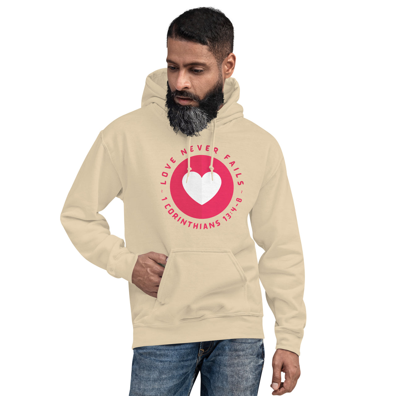 "Love Never Fails" Unisex Hoodie 15