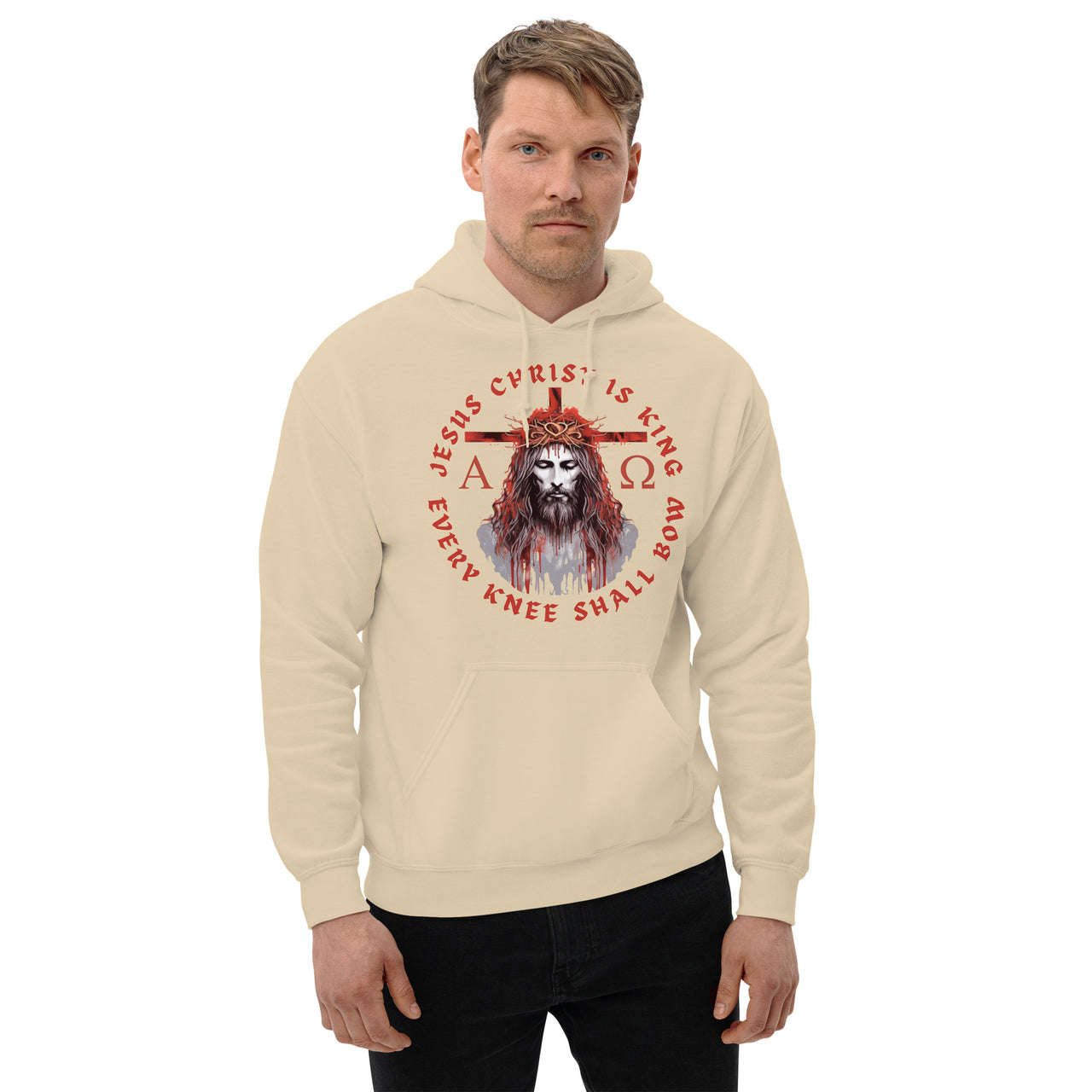 "Every Knee Shall Bow" Unisex Hoodie 5