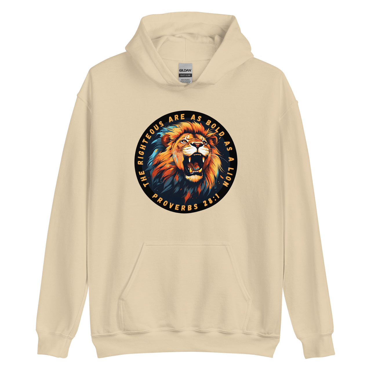 “Bold as a Lion” Unisex Hoodie 1