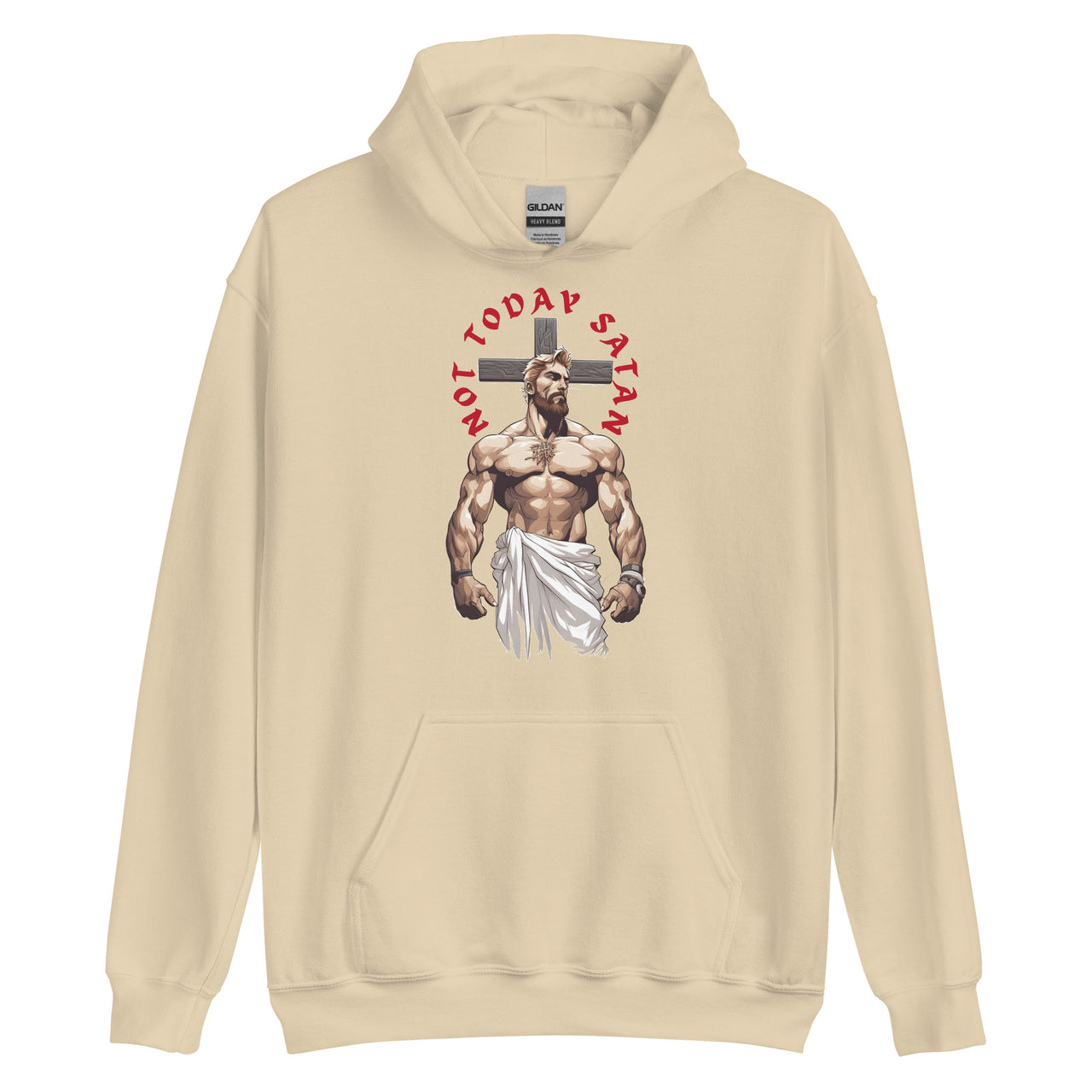 "Not Today Satan" Unisex Hoodie 3