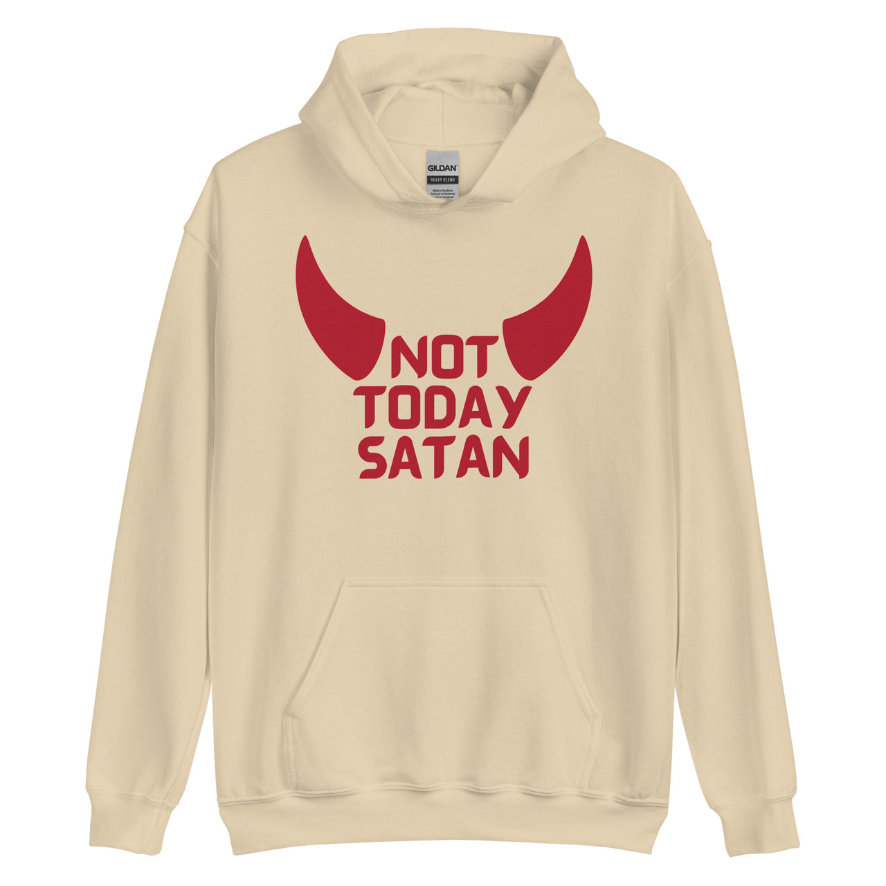 "Not Today Satan" Unisex Hoodie 5