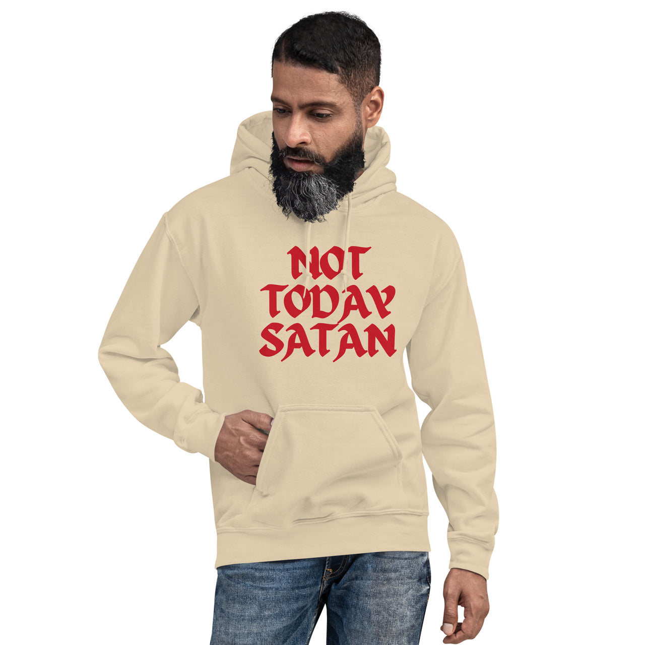 "Not Today Satan" Unisex Hoodie 13