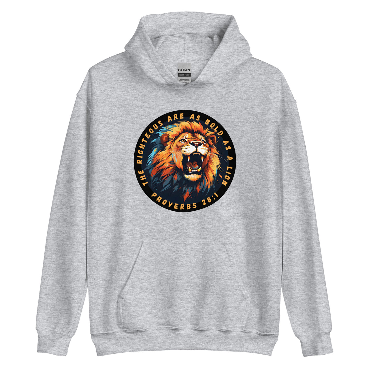 “Bold as a Lion” Unisex Hoodie 1