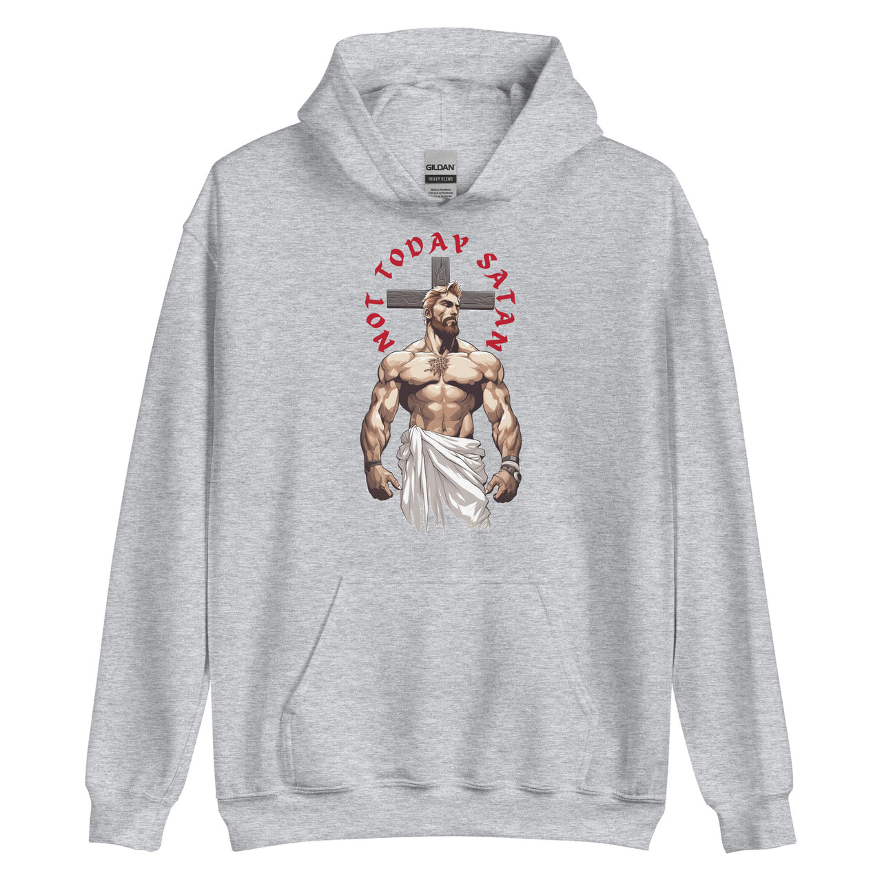 "Not Today Satan" Unisex Hoodie 3