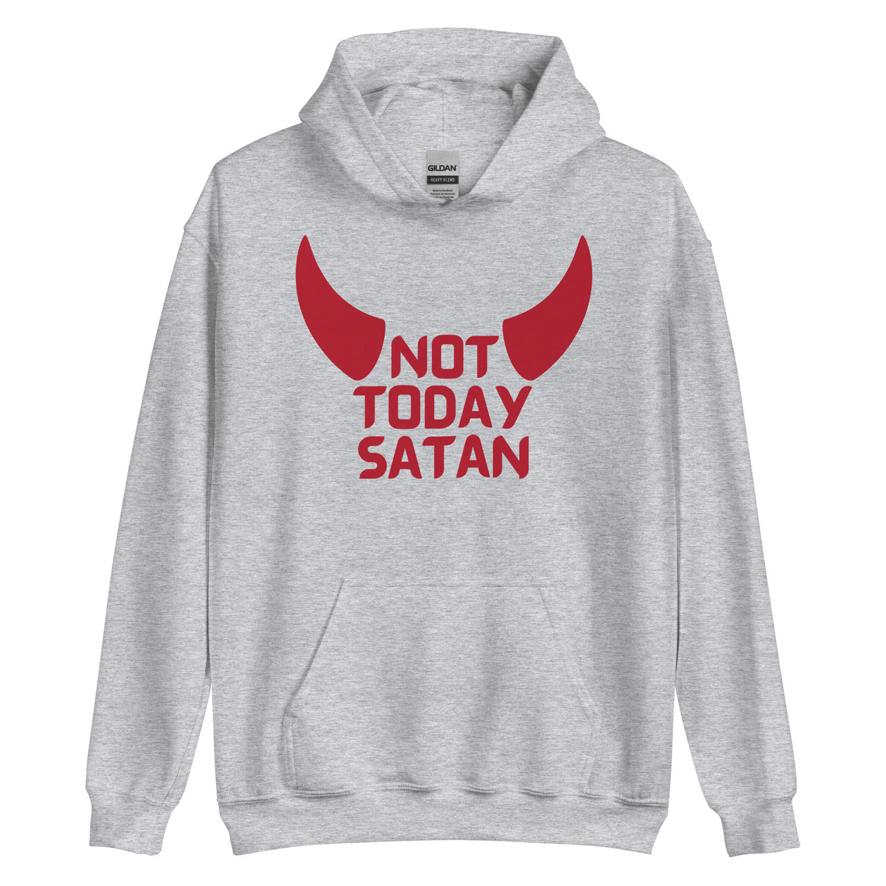 "Not Today Satan" Unisex Hoodie 5