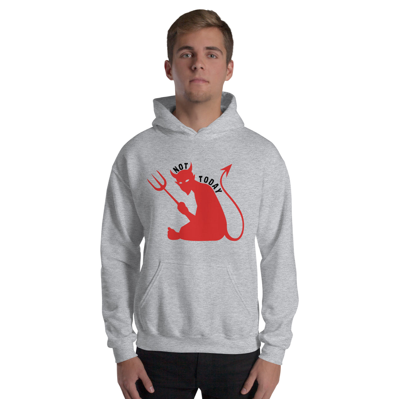 "Not Today Satan" Unisex Hoodie 10