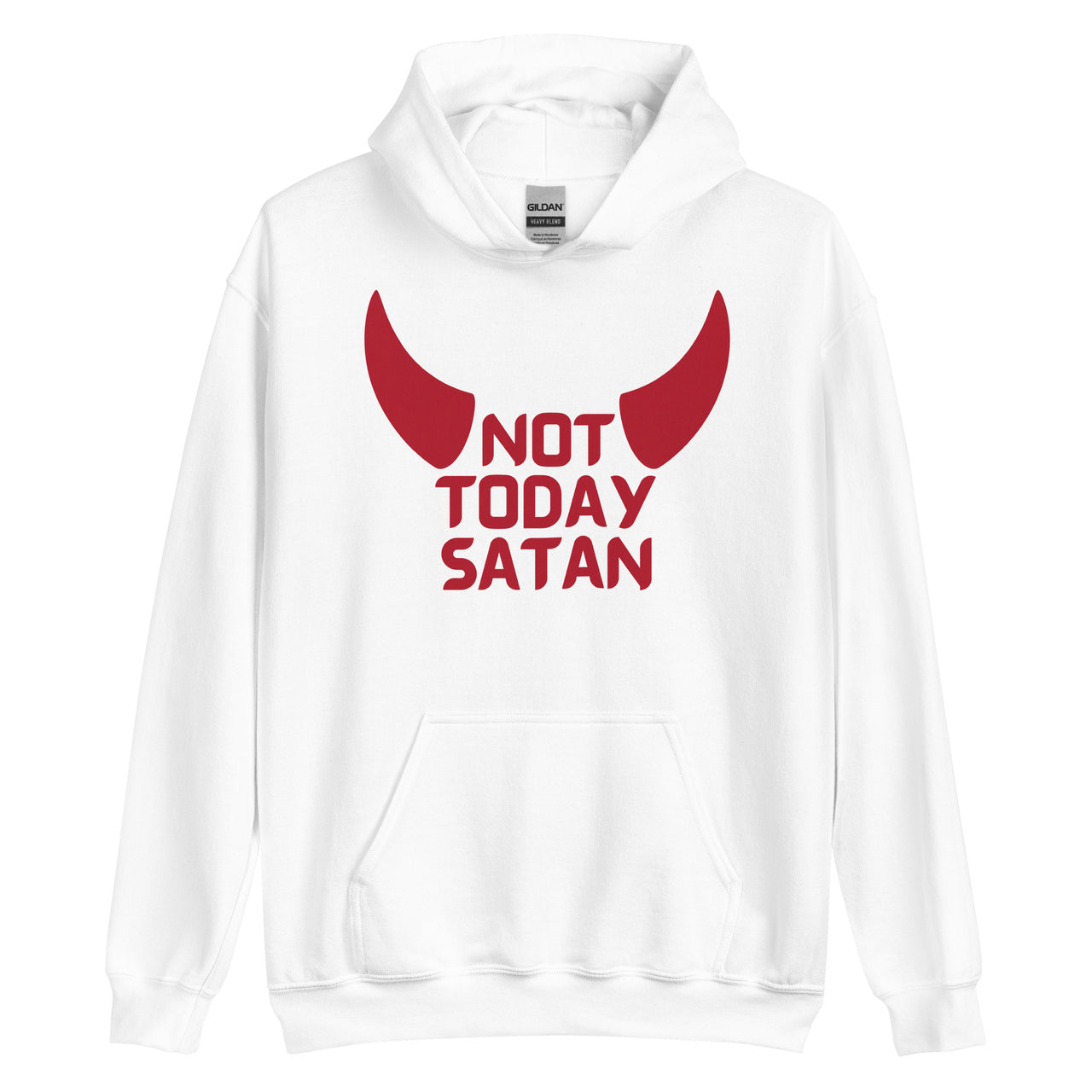 "Not Today Satan" Unisex Hoodie 5