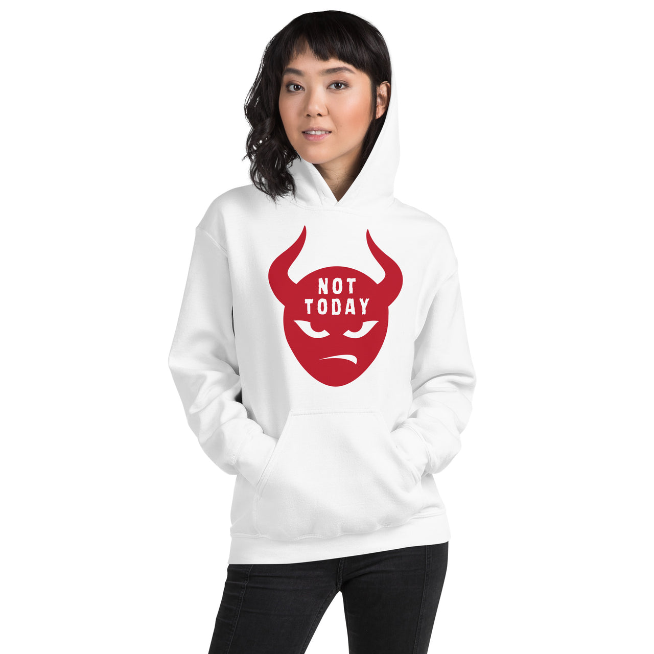 "Not Today Satan" Unisex Hoodie 2